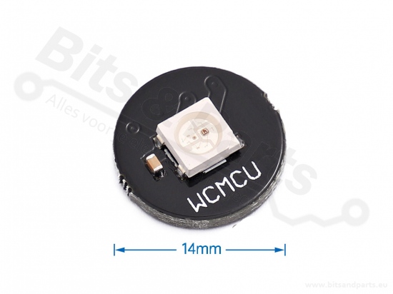LED Board 1x WS2812B 5050 RGB LED met driver (1bit)